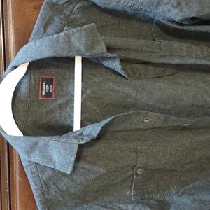 UNTUCKit long sleeve dark blue button down